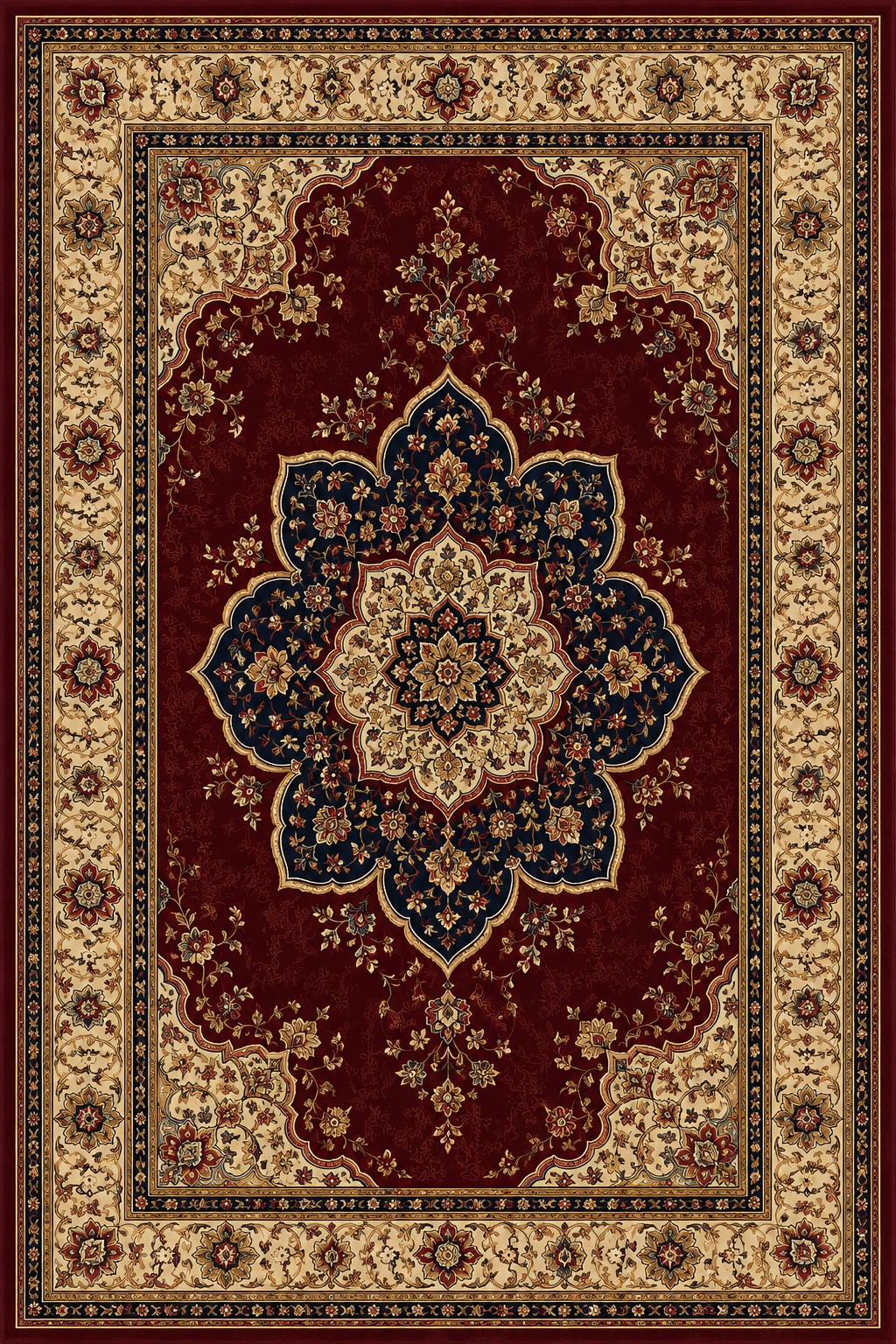 IK-REAL-V3-018 Indahkarpet Karpet Motif Premium 200x300 Bahan Printing Digital Halus Cocok untuk Ruang Tamu Kamar Reseller