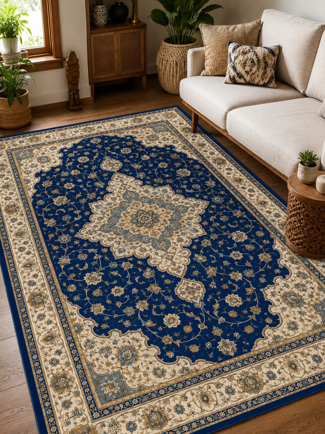 IK-REAL-V3-031 Indahkarpet Karpet Motif Premium 200x300 Bahan Printing Digital Halus Cocok untuk Ruang Tamu Kamar Reseller