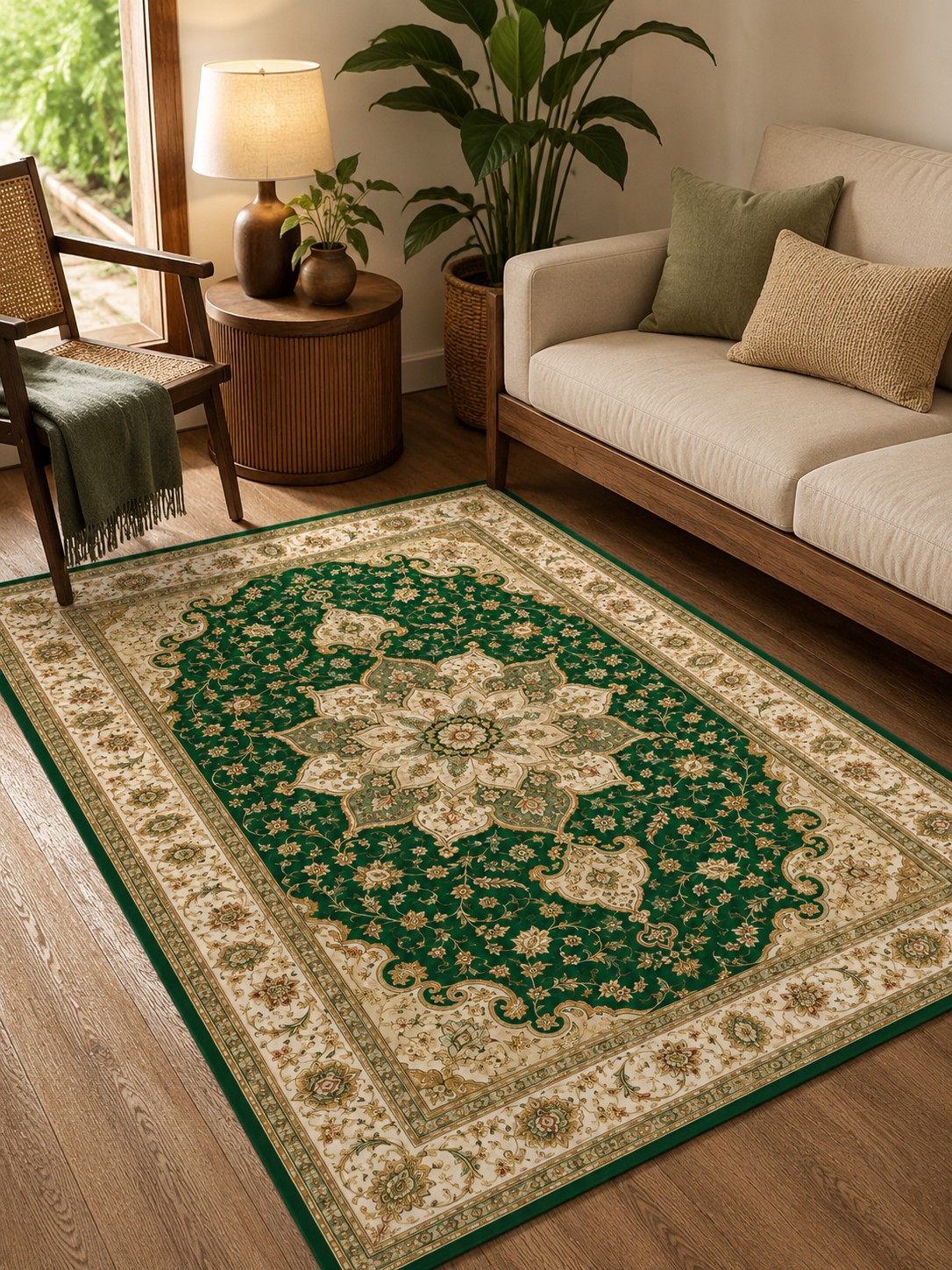 IK-REAL-V3-037 Indahkarpet Karpet Motif Premium 200x300 Bahan Printing Digital Halus Cocok untuk Ruang Tamu Kamar Reseller