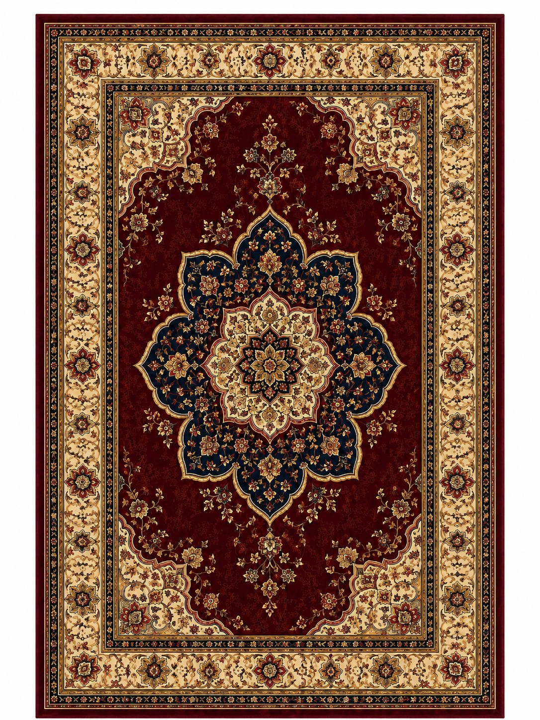 IK-REAL-V3-038 Indahkarpet Karpet Motif Premium 200x300 Bahan Printing Digital Halus Cocok untuk Ruang Tamu Kamar Reseller