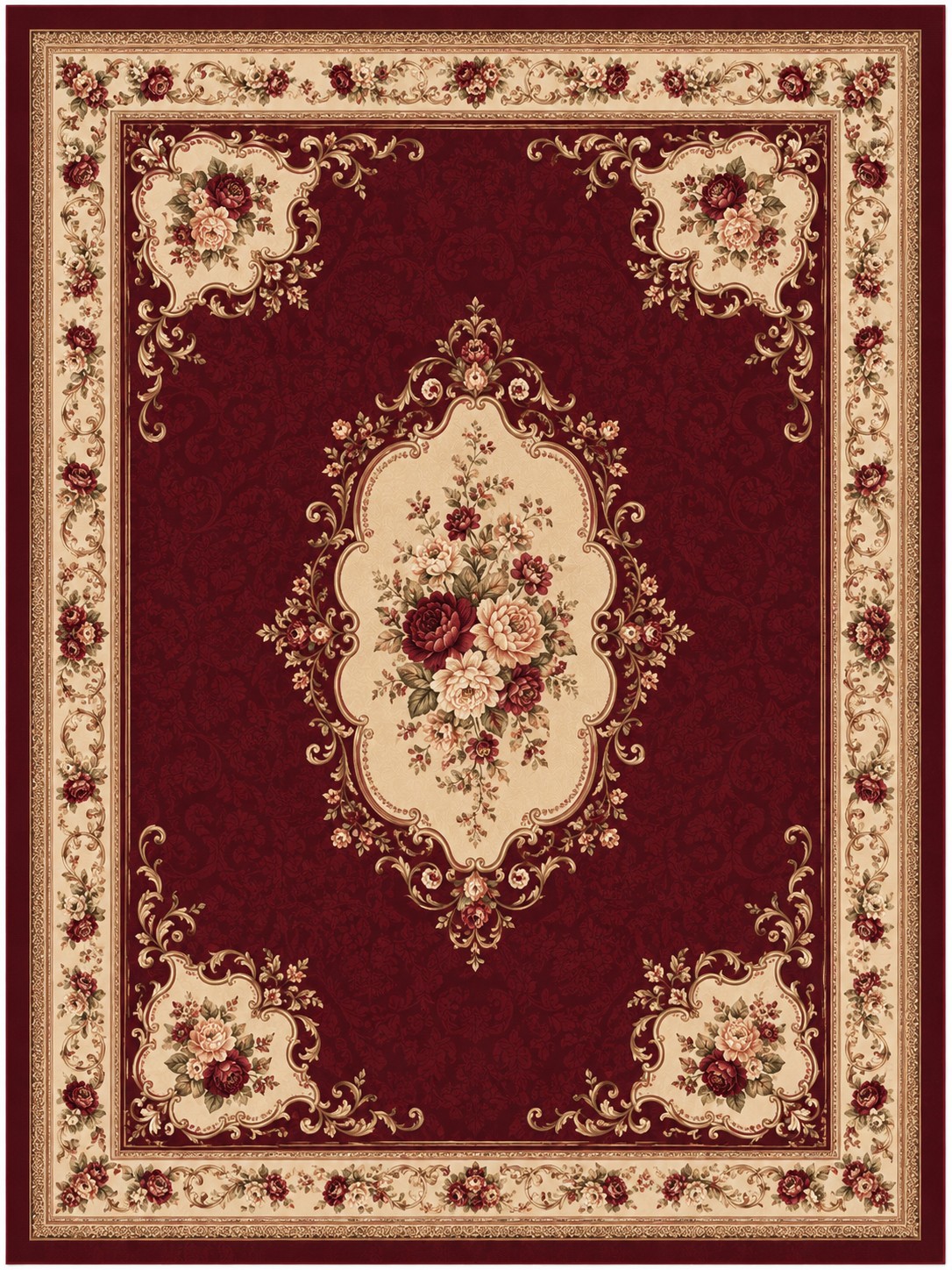 IK-REAL-V3-046 Indahkarpet Karpet Motif Premium 200x300 Bahan Printing Digital Halus Cocok untuk Ruang Tamu Kamar Reseller