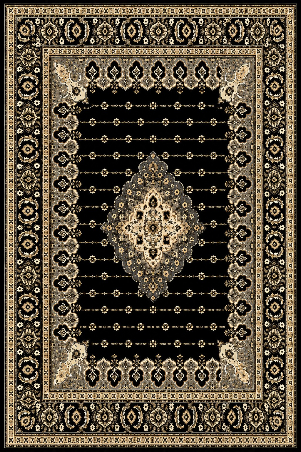 IK-REAL-V3-061 Indahkarpet Karpet Motif Premium 200x300 Bahan Printing Digital Halus Cocok untuk Ruang Tamu Kamar Reseller