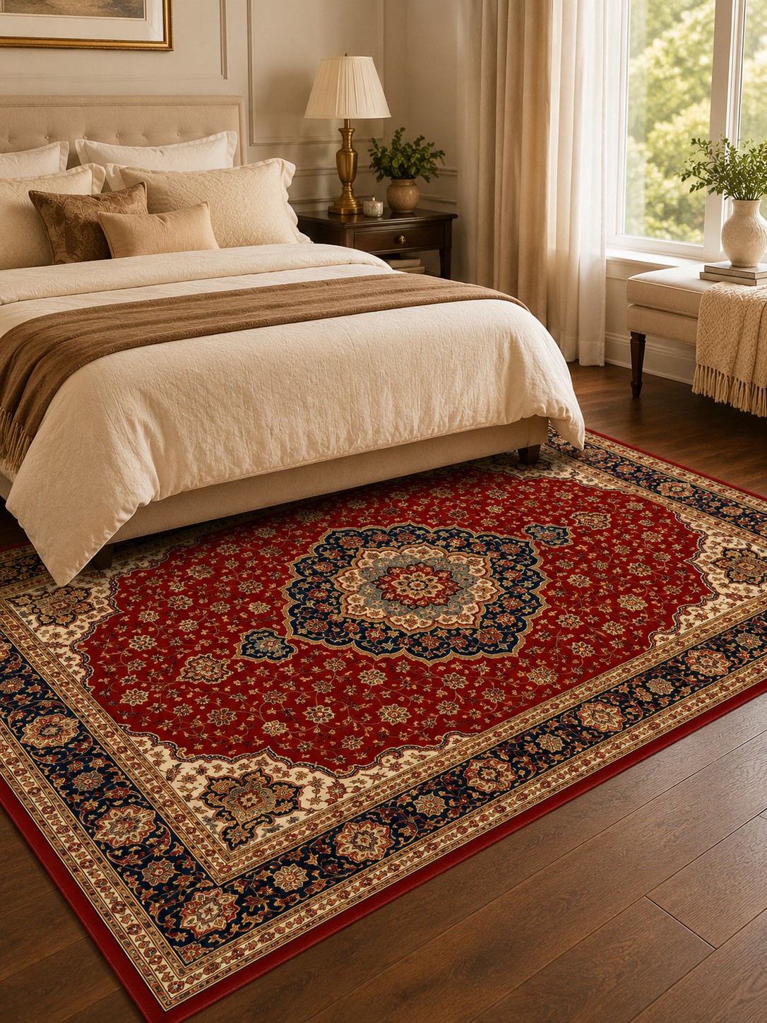 IK-REAL-V3-063 Indahkarpet Karpet Motif Premium 200x300 Bahan Printing Digital Halus Cocok untuk Ruang Tamu Kamar Reseller