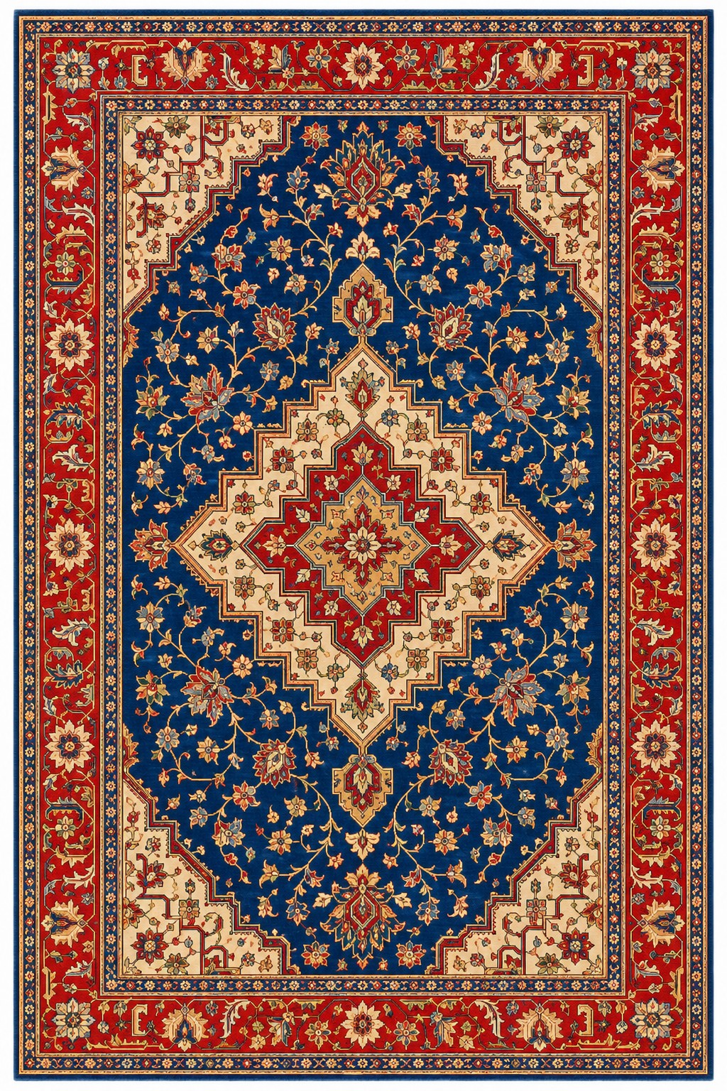 IK-REAL-V3-078 Indahkarpet Karpet Motif Premium 200x300 Bahan Printing Digital Halus Cocok untuk Ruang Tamu Kamar Reseller
