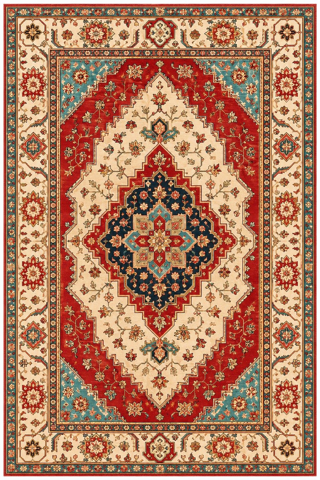 IK-REAL-V3-079 Indahkarpet Karpet Motif Premium 200x300 Bahan Printing Digital Halus Cocok untuk Ruang Tamu Kamar Reseller