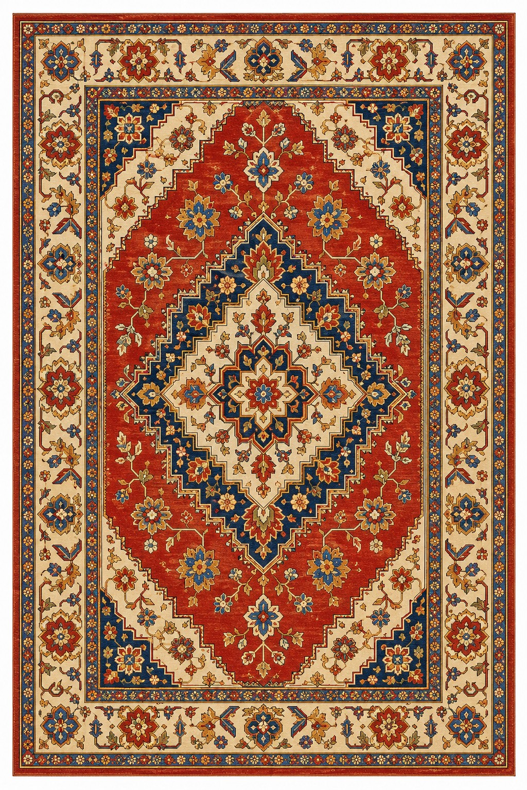 IK-REAL-V3-082 Indahkarpet Karpet Motif Premium 200x300 Bahan Printing Digital Halus Cocok untuk Ruang Tamu Kamar Reseller