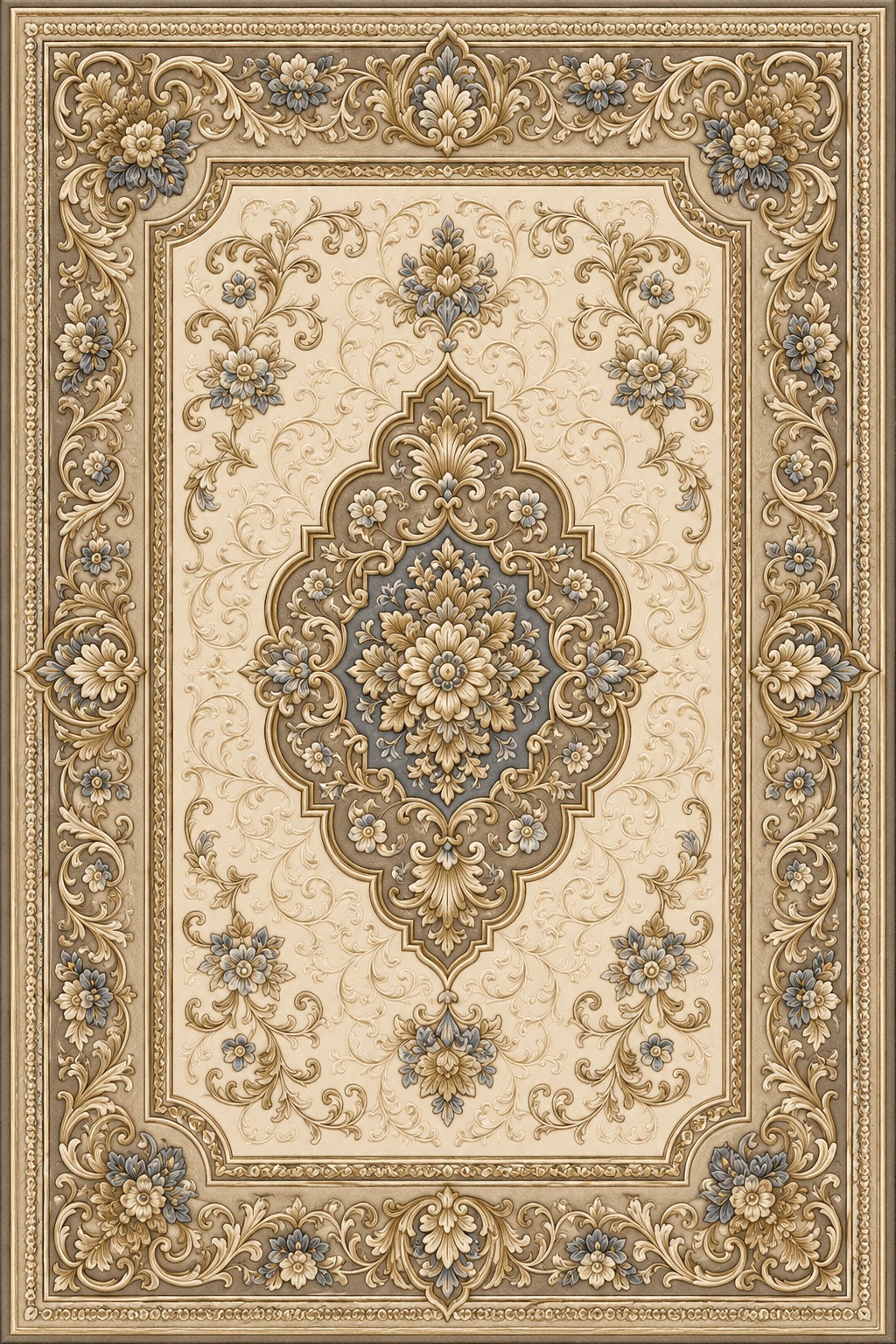 IK-REAL-V3-088 Indahkarpet Karpet Motif Premium 200x300 Bahan Printing Digital Halus Cocok untuk Ruang Tamu Kamar Reseller