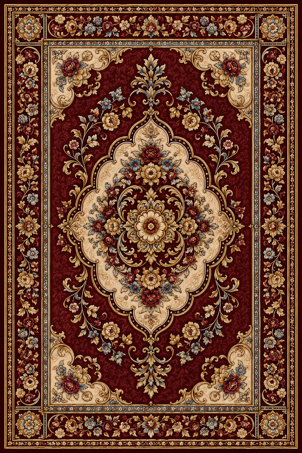IK-REAL-V3-089 Indahkarpet Karpet Motif Premium 200x300 Bahan Printing Digital Halus Cocok untuk Ruang Tamu Kamar Reseller