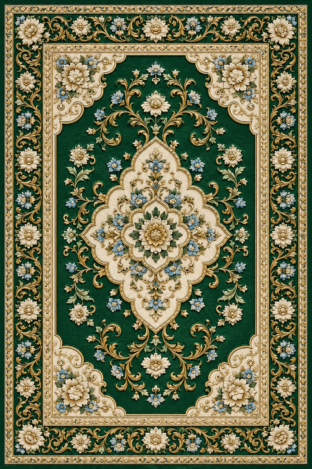 IK-REAL-V3-090 Indahkarpet Karpet Motif Premium 200x300 Bahan Printing Digital Halus Cocok untuk Ruang Tamu Kamar Reseller