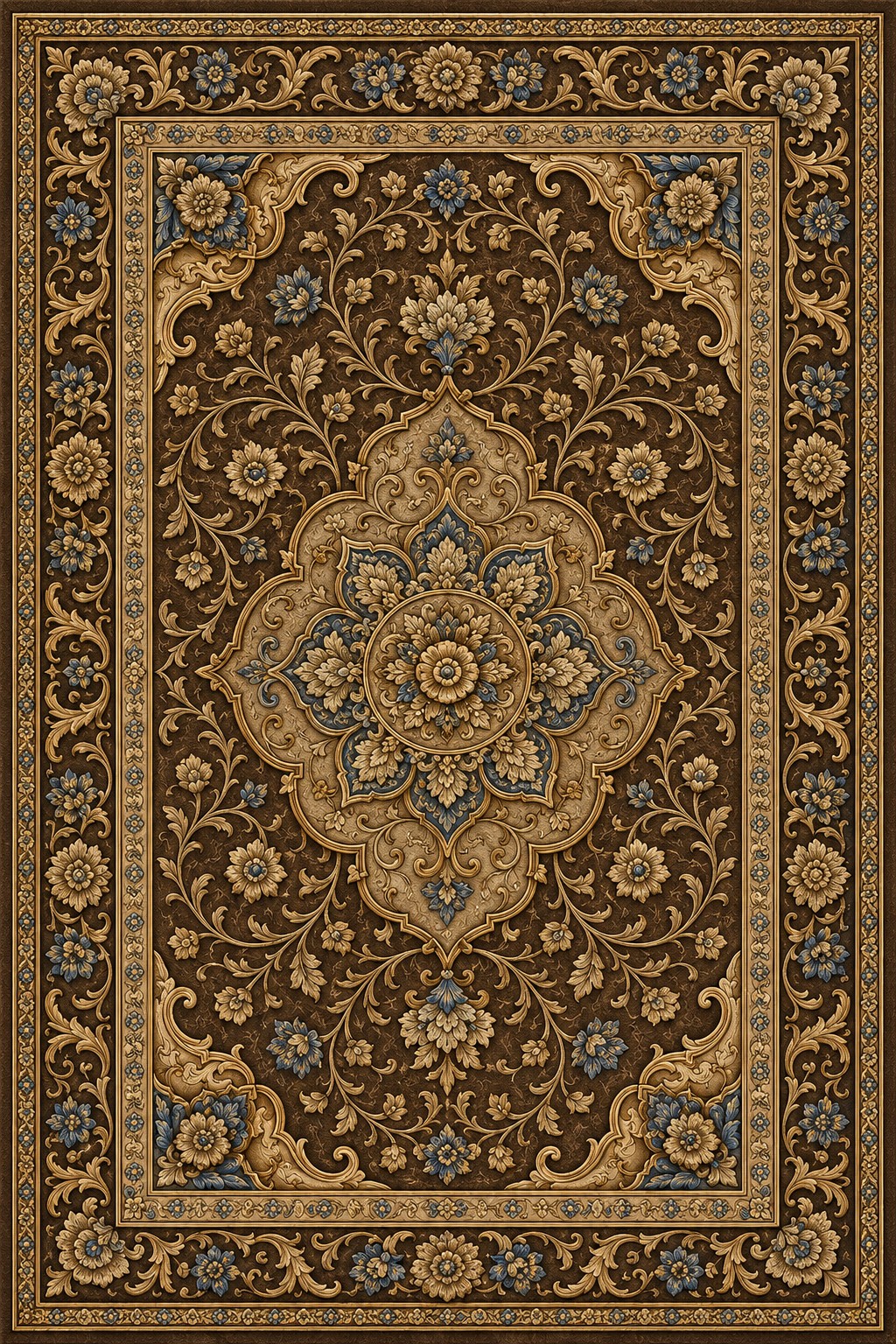 IK-REAL-V3-091 Indahkarpet Karpet Motif Premium 200x300 Bahan Printing Digital Halus Cocok untuk Ruang Tamu Kamar Reseller