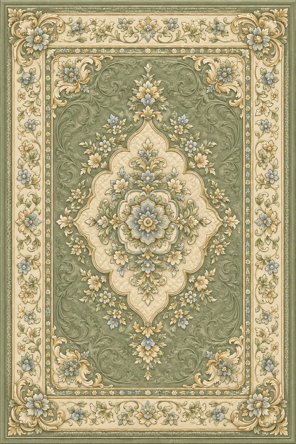 IK-REAL-V3-093 Indahkarpet Karpet Motif Premium 200x300 Bahan Printing Digital Halus Cocok untuk Ruang Tamu Kamar Reseller