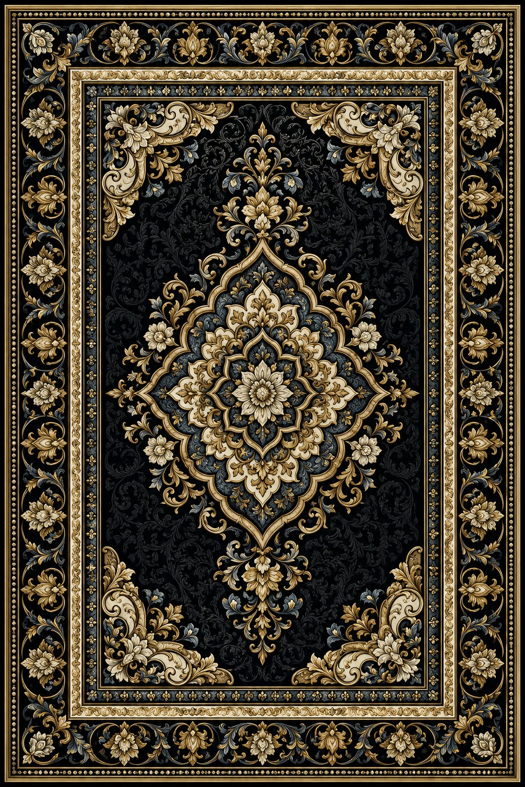 IK-REAL-V3-094 Indahkarpet Karpet Motif Premium 200x300 Bahan Printing Digital Halus Cocok untuk Ruang Tamu Kamar Reseller