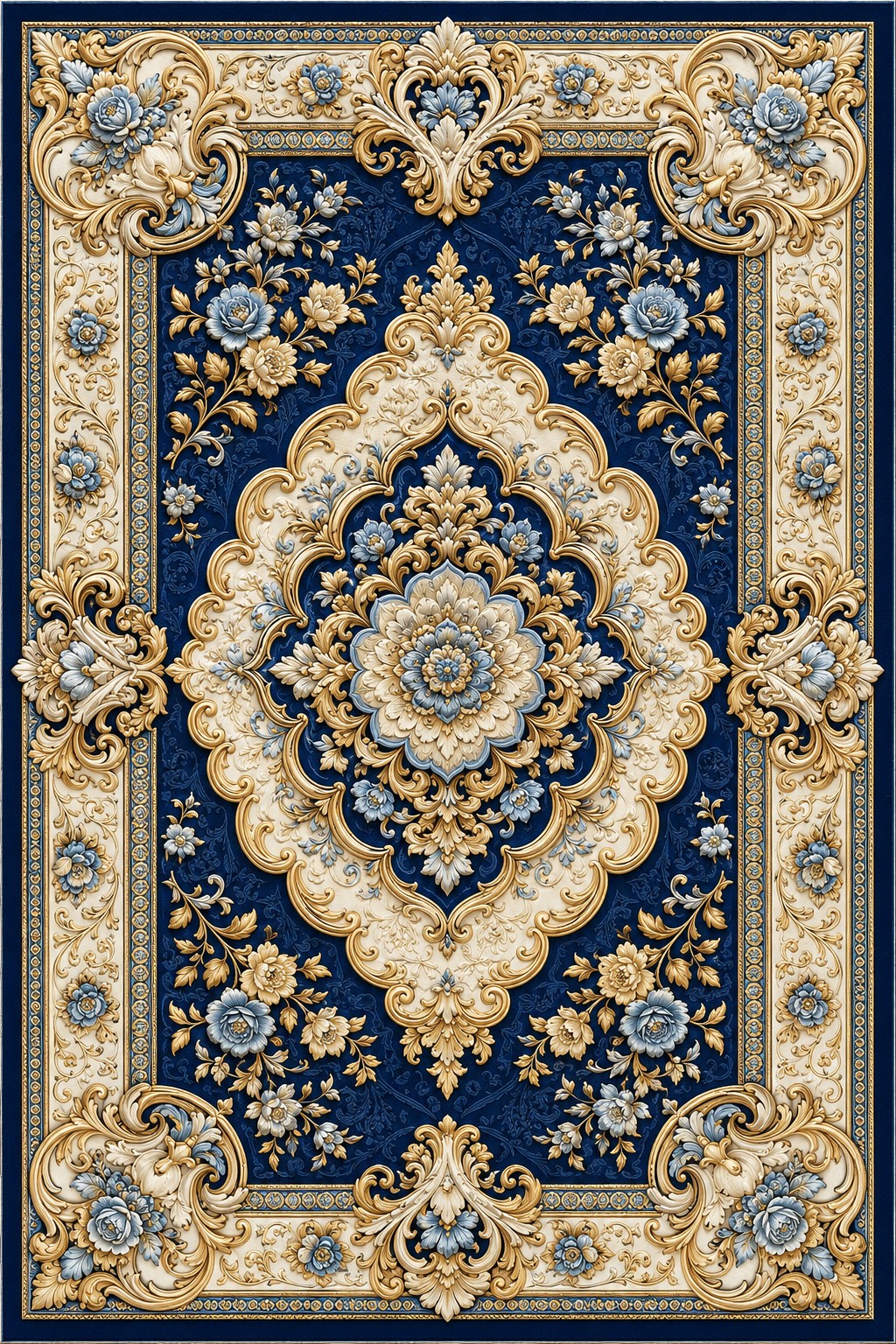IK-REAL-V3-095 Indahkarpet Karpet Motif Premium 200x300 Bahan Printing Digital Halus Cocok untuk Ruang Tamu Kamar Reseller