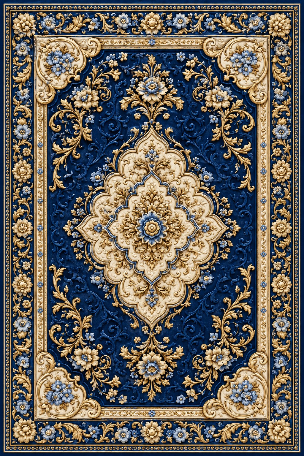 IK-REAL-V3-096 Indahkarpet Karpet Motif Premium 200x300 Bahan Printing Digital Halus Cocok untuk Ruang Tamu Kamar Reseller