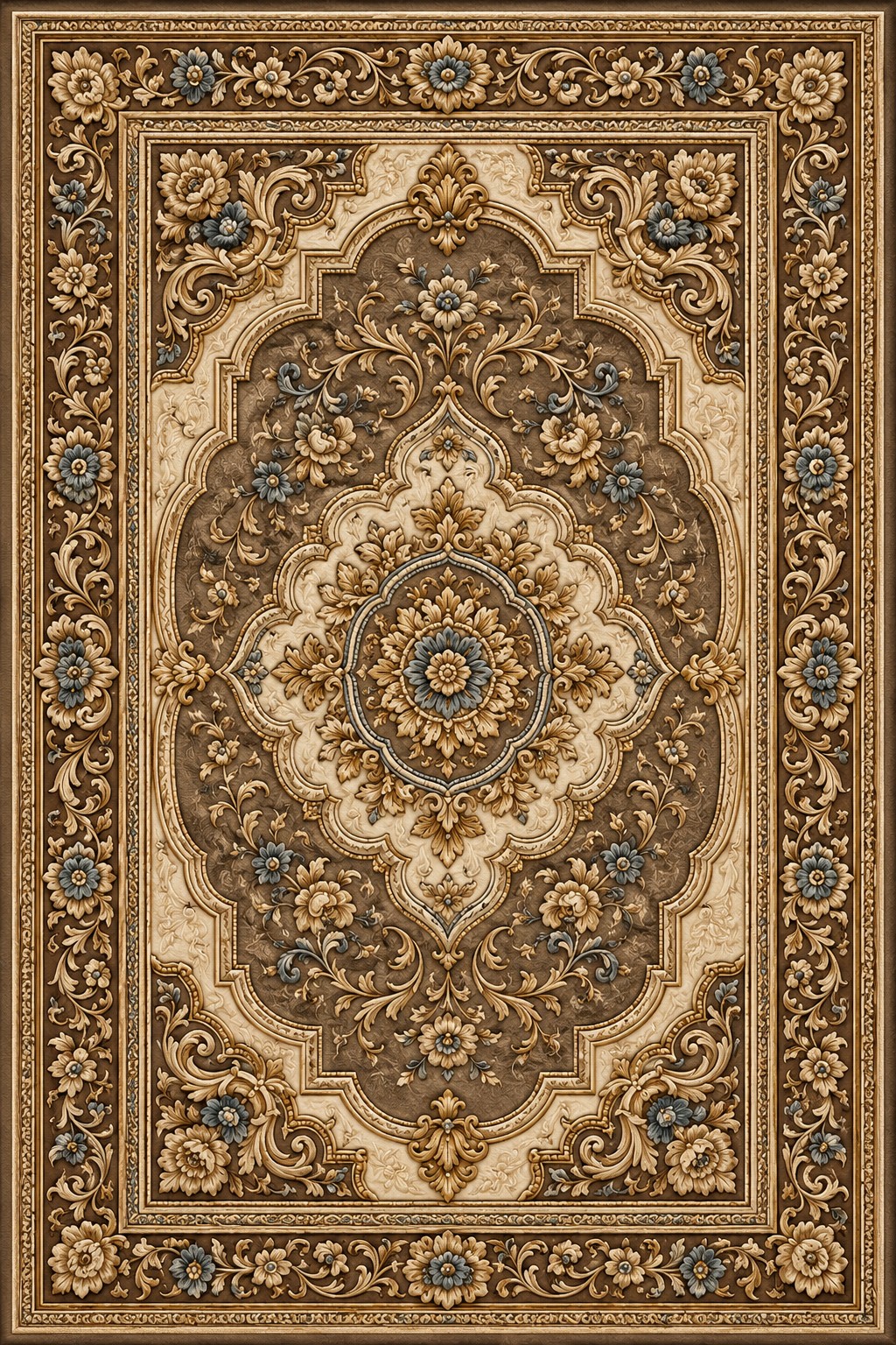 IK-REAL-V3-103 Indahkarpet Karpet Motif Premium 200x300 Bahan Printing Digital Halus Cocok untuk Ruang Tamu Kamar Reseller