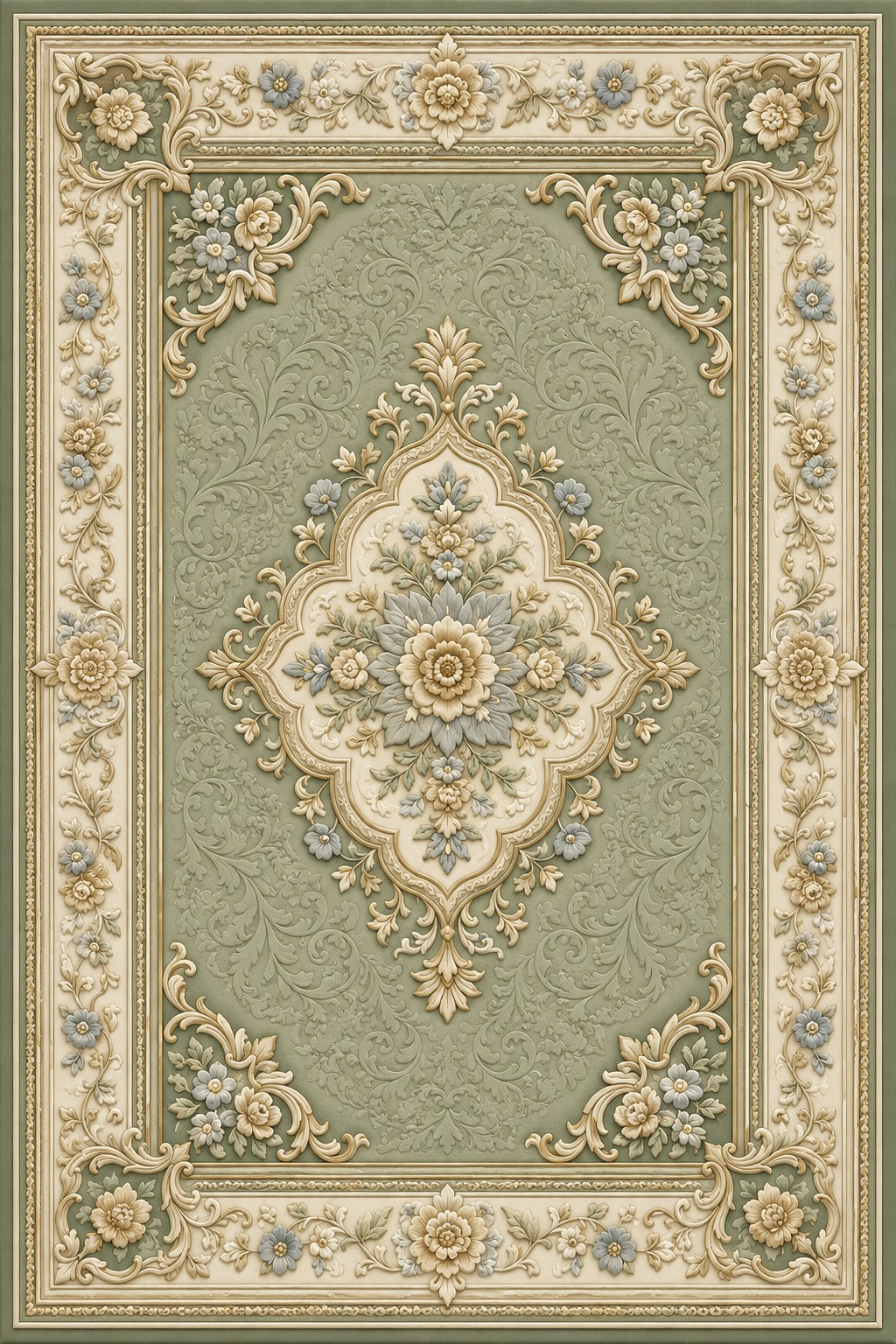 IK-REAL-V3-104 Indahkarpet Karpet Motif Premium 200x300 Bahan Printing Digital Halus Cocok untuk Ruang Tamu Kamar Reseller