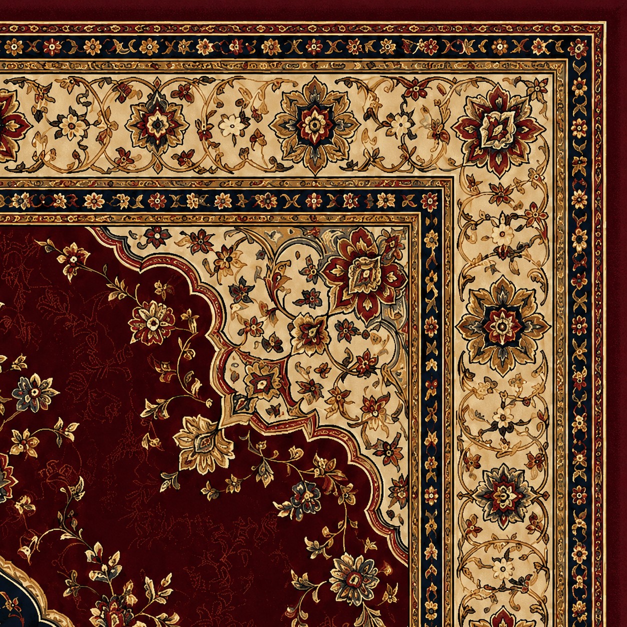 IK-REAL-V3-128 Indahkarpet Karpet Motif Premium 200x300 Bahan Printing Digital Halus Cocok untuk Ruang Tamu Kamar Reseller