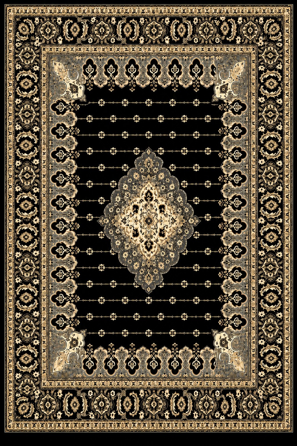 IK-REAL-V3-142 Indahkarpet Karpet Motif Premium 200x300 Bahan Printing Digital Halus Cocok untuk Ruang Tamu Kamar Reseller