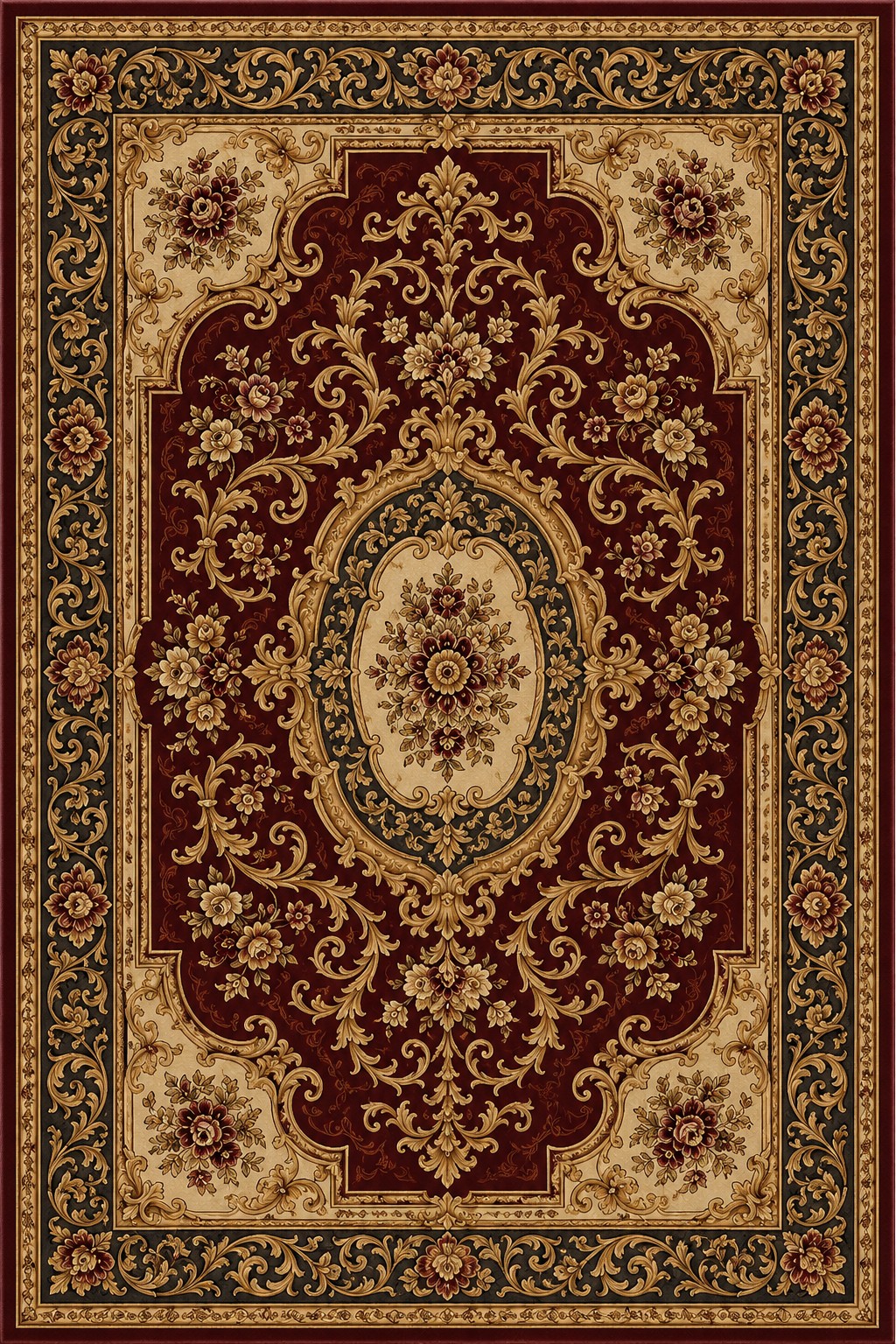 IK-REAL-V3-153 Indahkarpet Karpet Motif Premium 200x300 Bahan Printing Digital Halus Cocok untuk Ruang Tamu Kamar Reseller