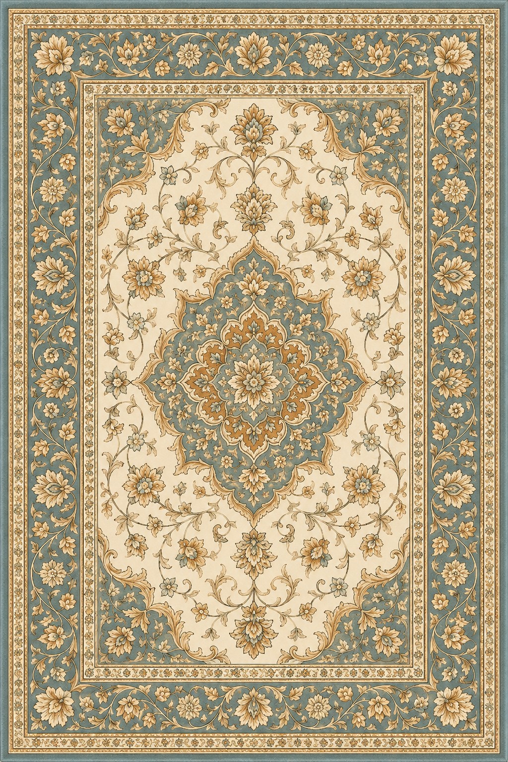 IK-REAL-V3-158 Indahkarpet Karpet Motif Premium 200x300 Bahan Printing Digital Halus Cocok untuk Ruang Tamu Kamar Reseller