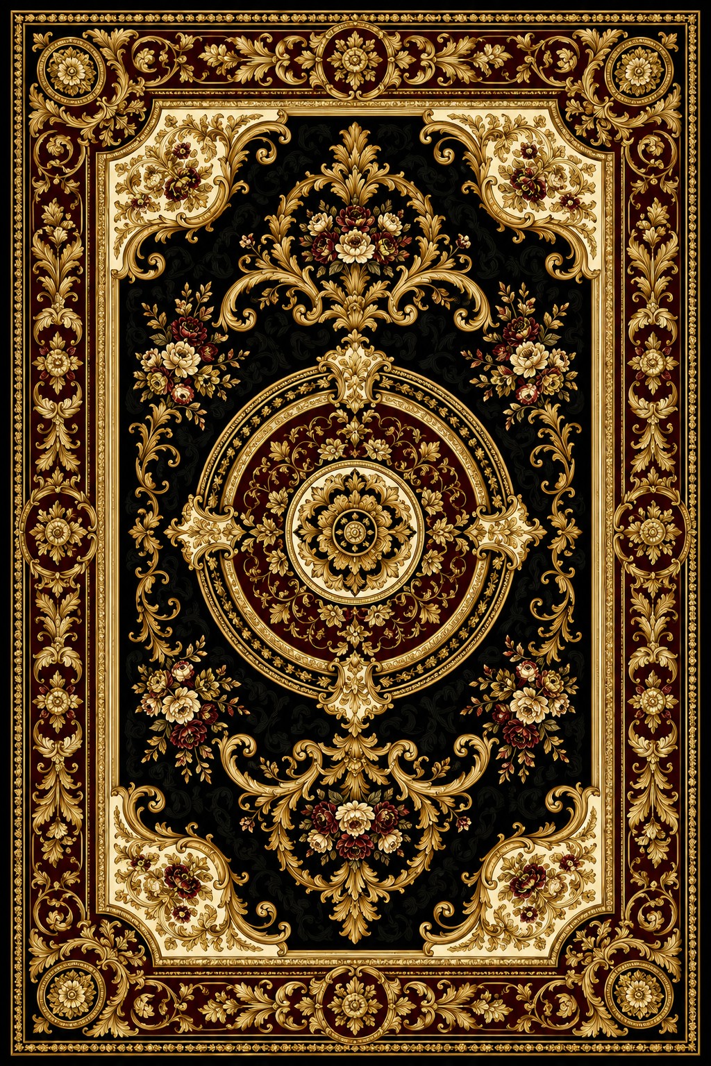 IK-REAL-V3-167 Indahkarpet Karpet Motif Premium 200x300 Bahan Printing Digital Halus Cocok untuk Ruang Tamu Kamar Reseller