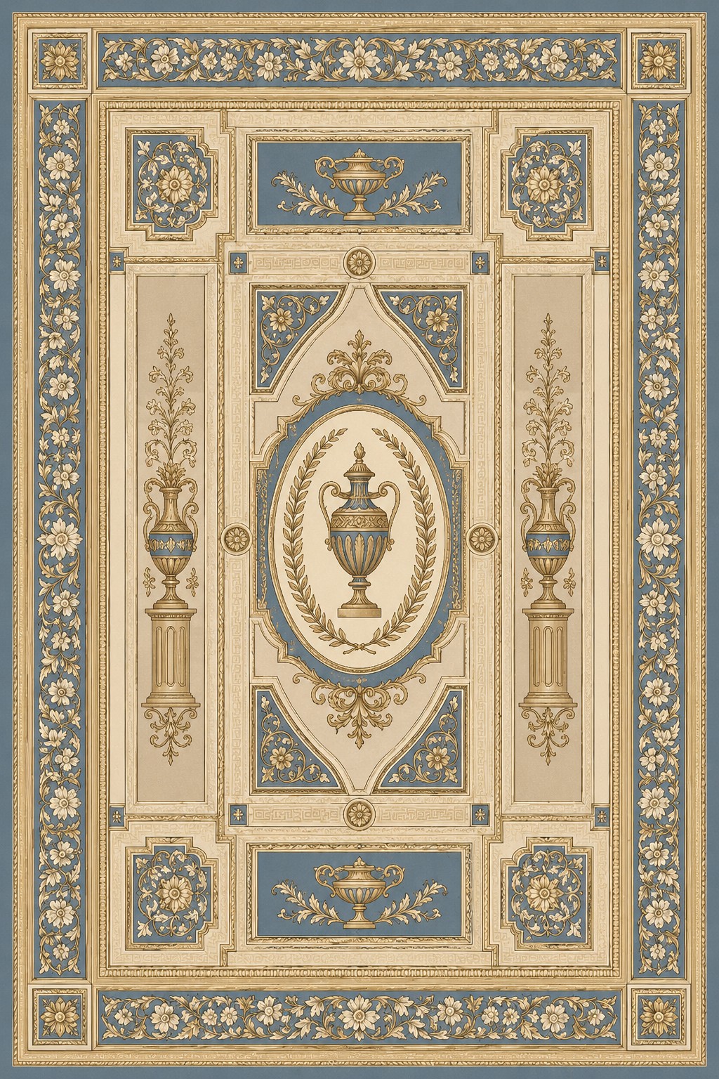 IK-REAL-V3-180 Indahkarpet Karpet Motif Premium 200x300 Bahan Printing Digital Halus Cocok untuk Ruang Tamu Kamar Reseller