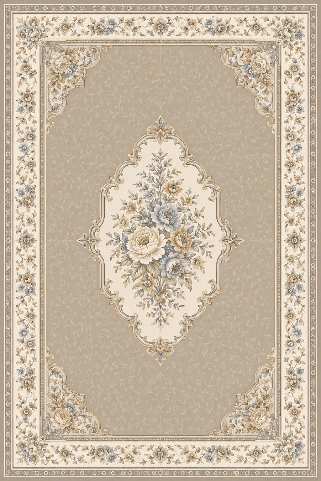 IK-REAL-V3-183 Indahkarpet Karpet Motif Premium 200x300 Bahan Printing Digital Halus Cocok untuk Ruang Tamu Kamar Reseller